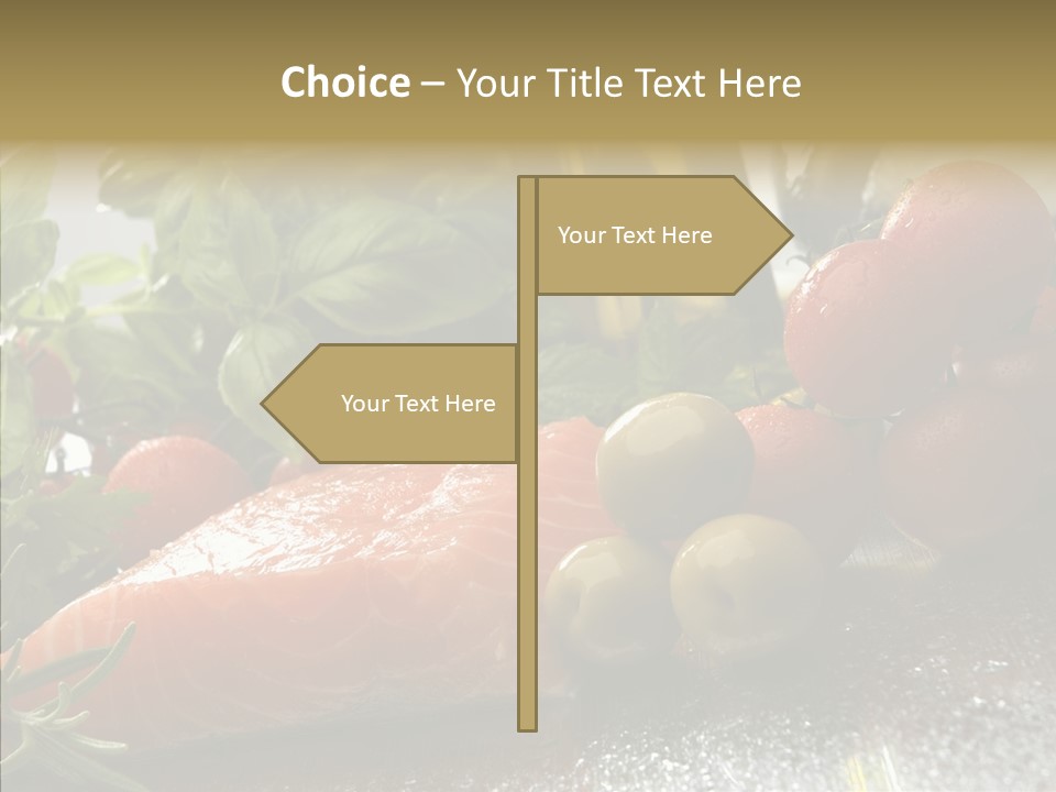 Fresh Health Dinner PowerPoint Template