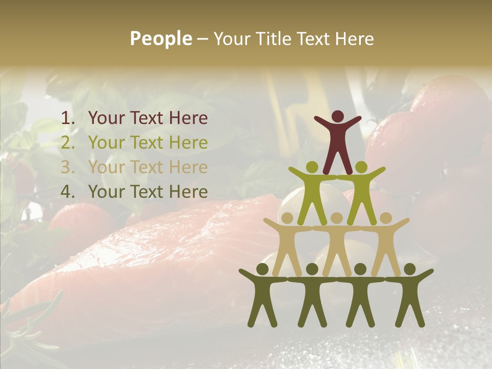 Fresh Health Dinner PowerPoint Template