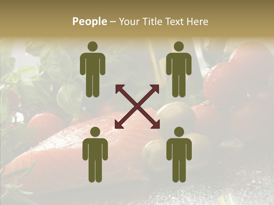 Fresh Health Dinner PowerPoint Template