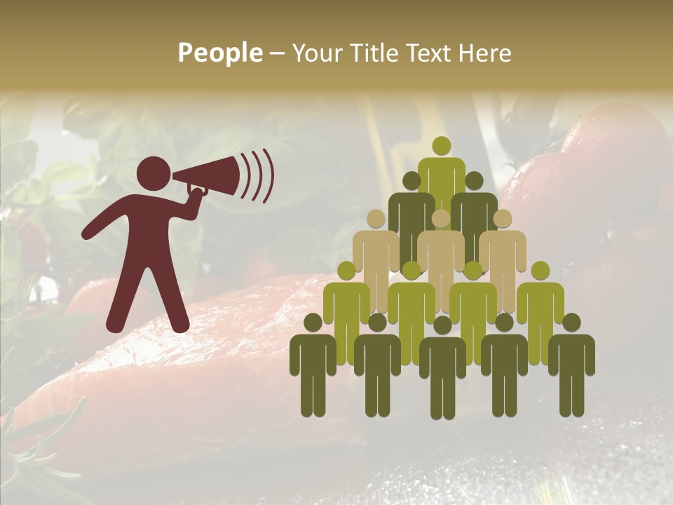 Fresh Health Dinner PowerPoint Template