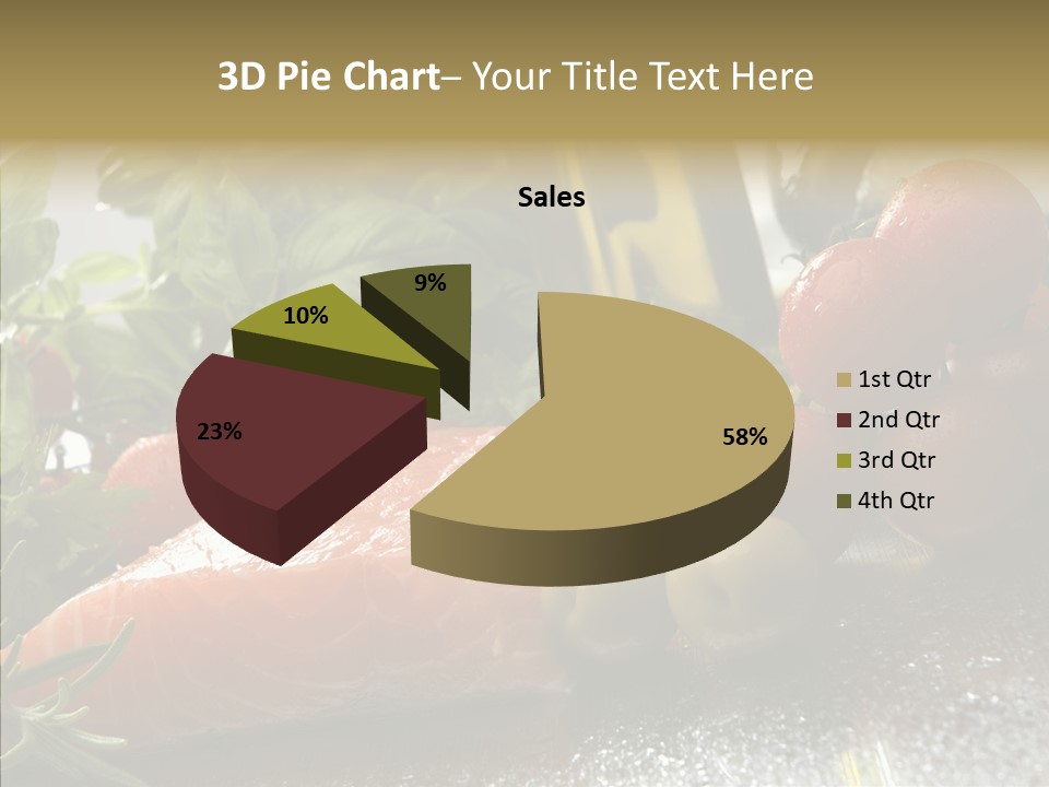 Fresh Health Dinner PowerPoint Template