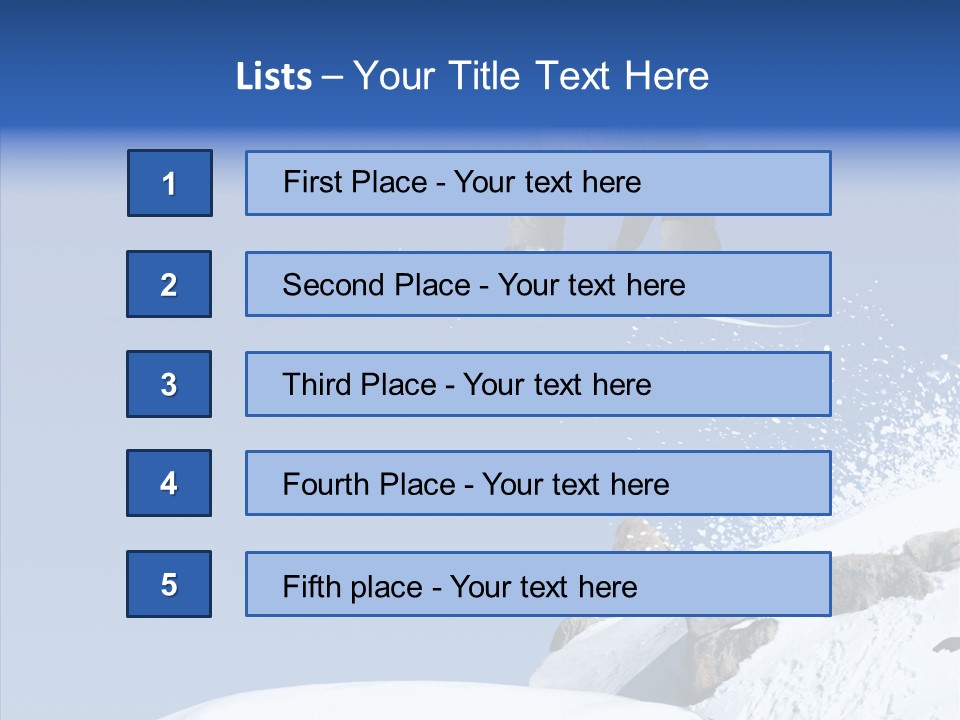 Lifestyle Cool Men PowerPoint Template