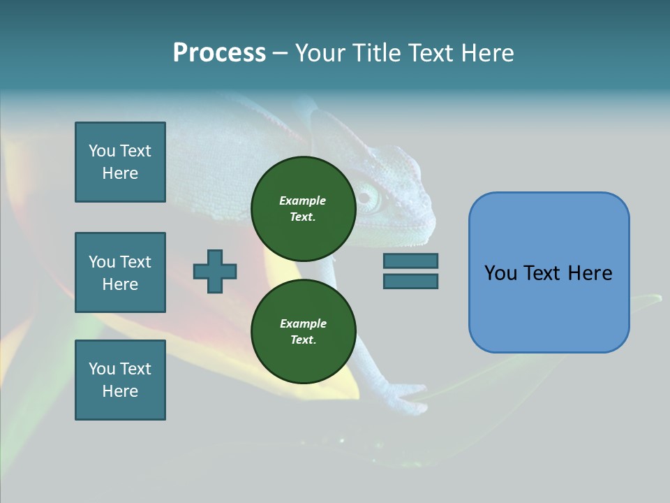 Animal Tulip Lizard PowerPoint Template