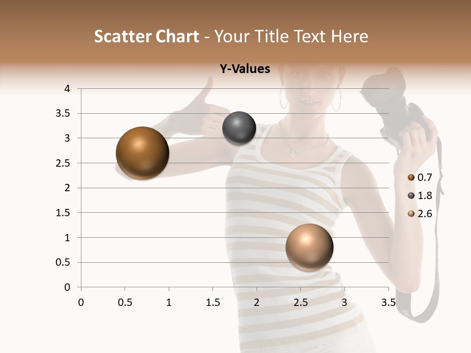 Beauty White Caucasian PowerPoint Template