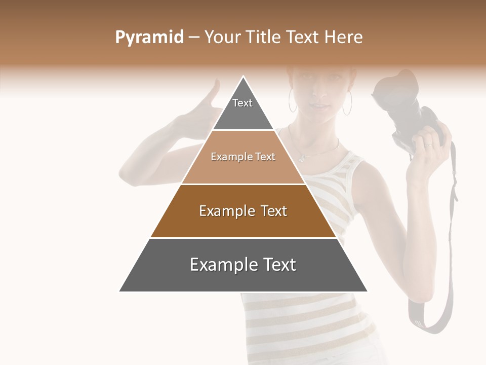 Beauty White Caucasian PowerPoint Template