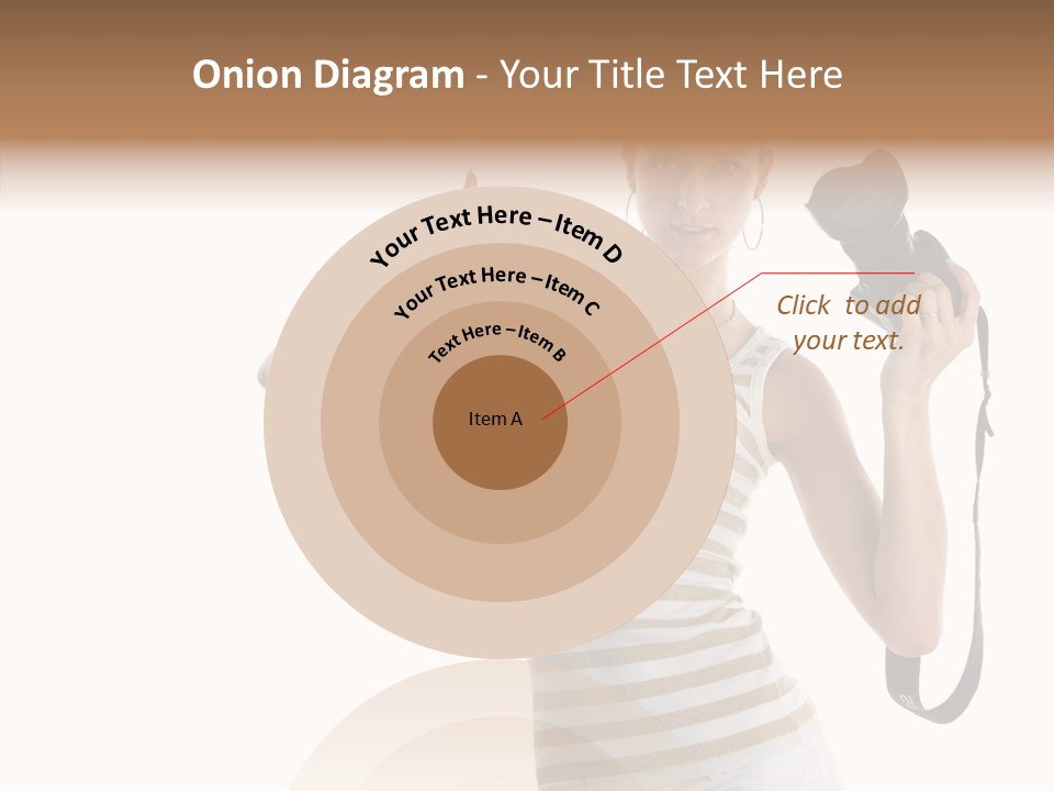 Beauty White Caucasian PowerPoint Template