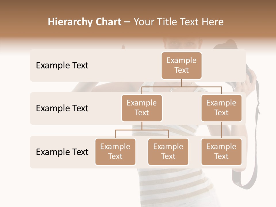 Beauty White Caucasian PowerPoint Template