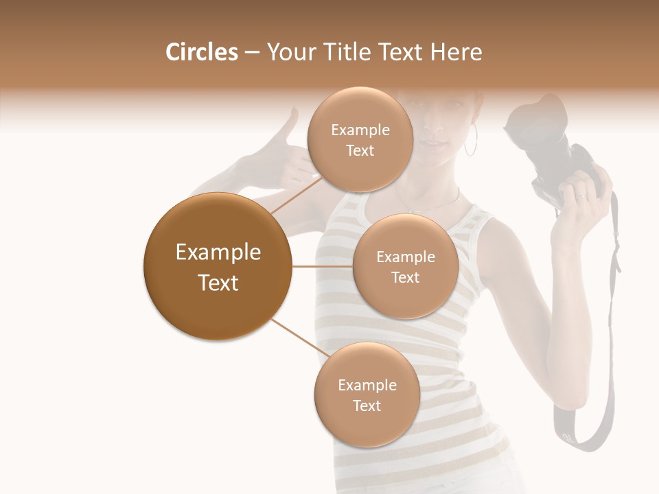 Beauty White Caucasian PowerPoint Template