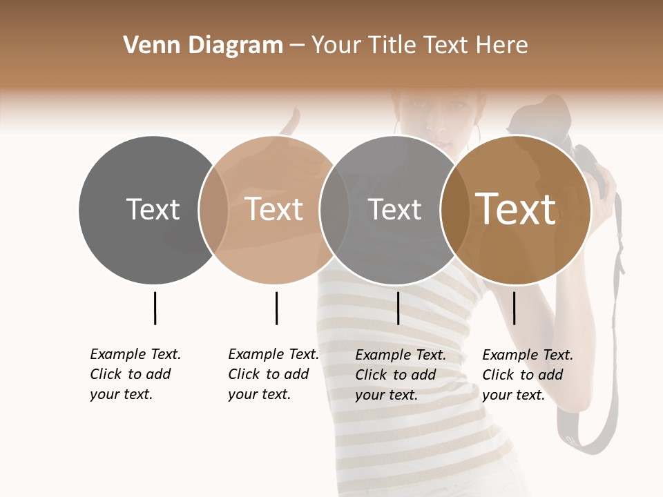 Beauty White Caucasian PowerPoint Template