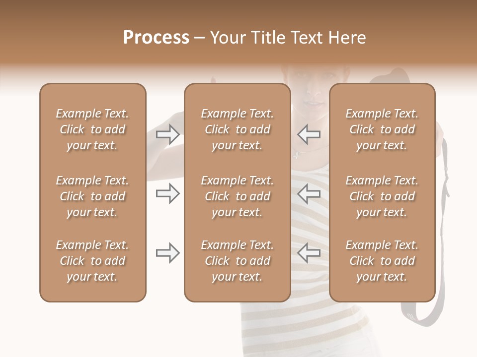 Beauty White Caucasian PowerPoint Template