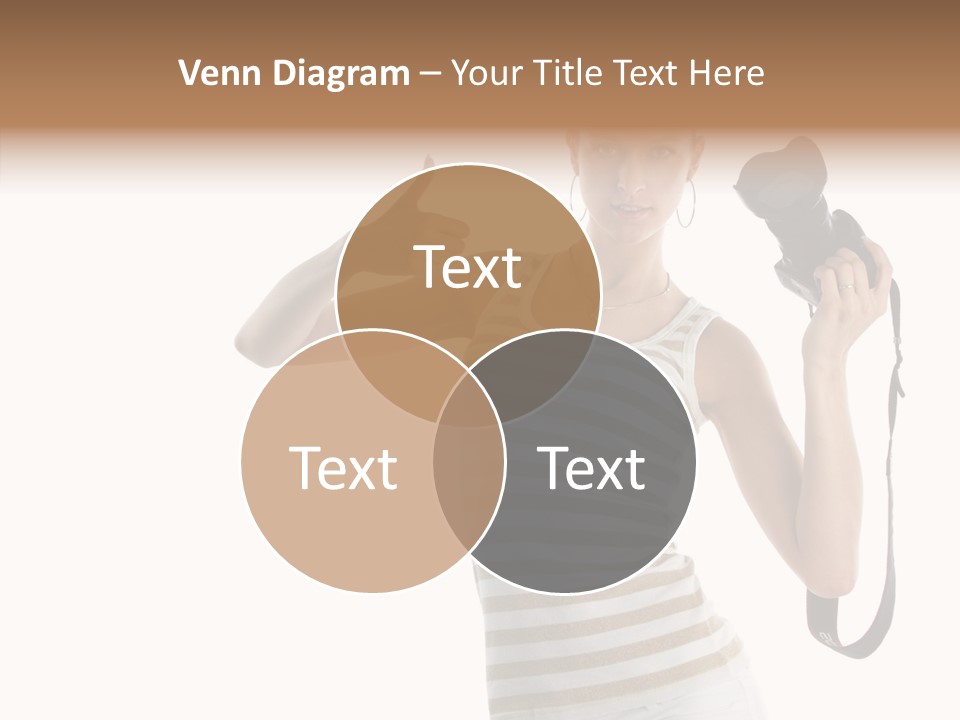 Beauty White Caucasian PowerPoint Template