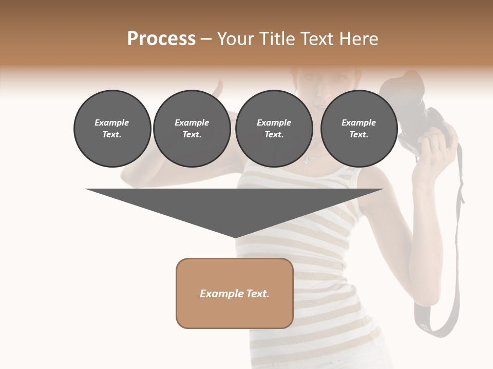 Beauty White Caucasian PowerPoint Template