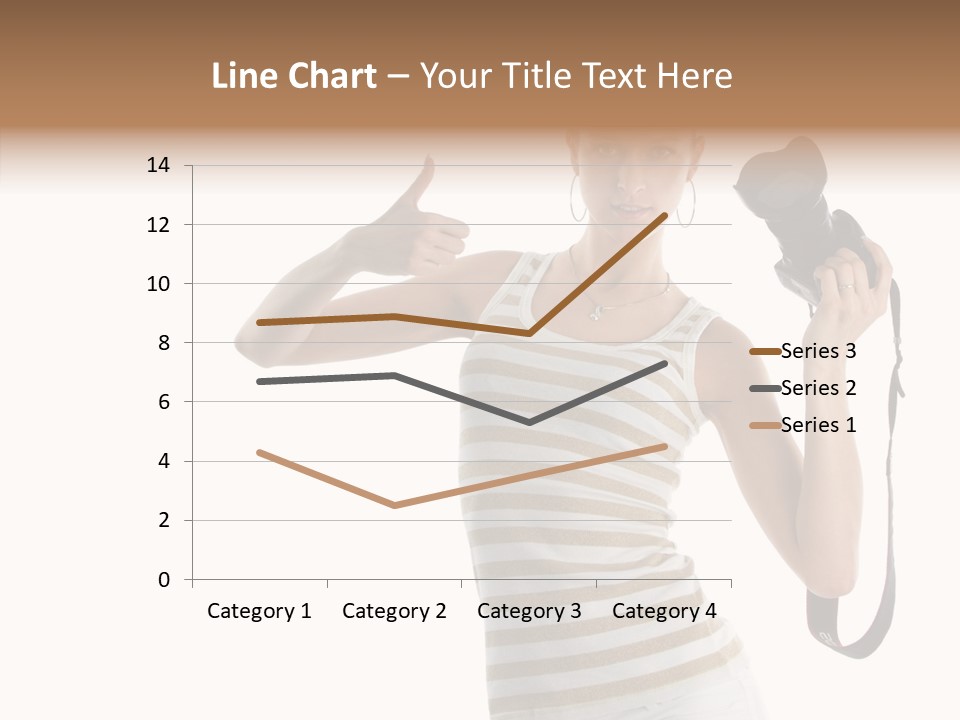 Beauty White Caucasian PowerPoint Template