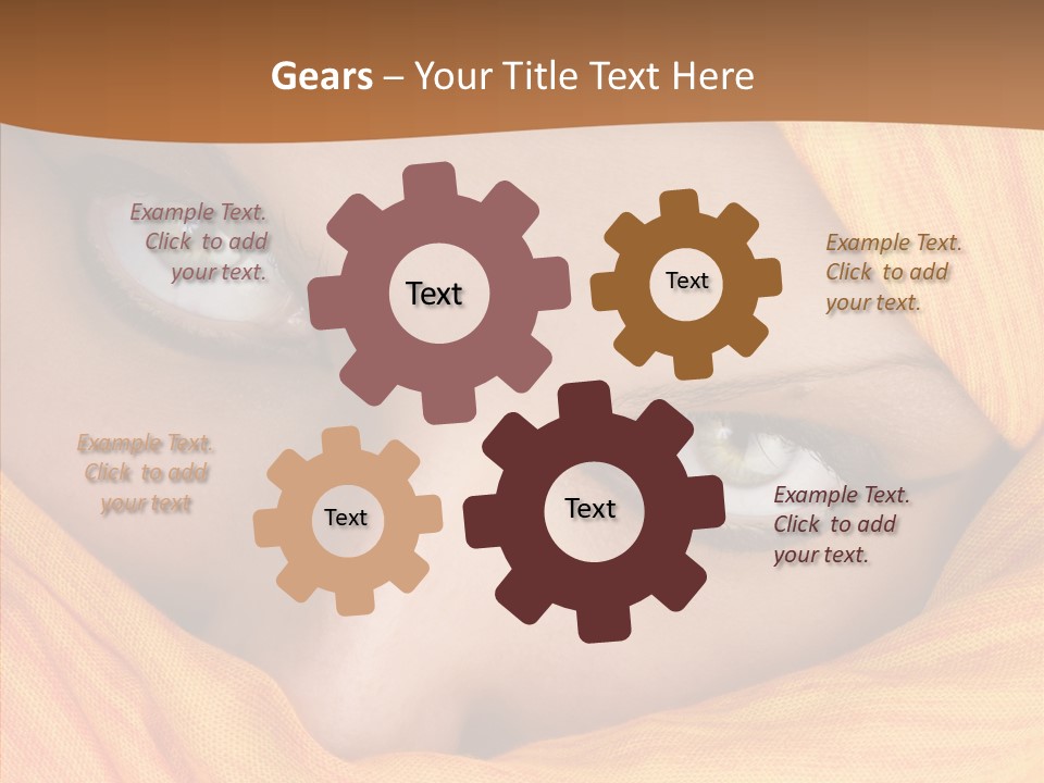 Beauty Seductive Islam PowerPoint Template