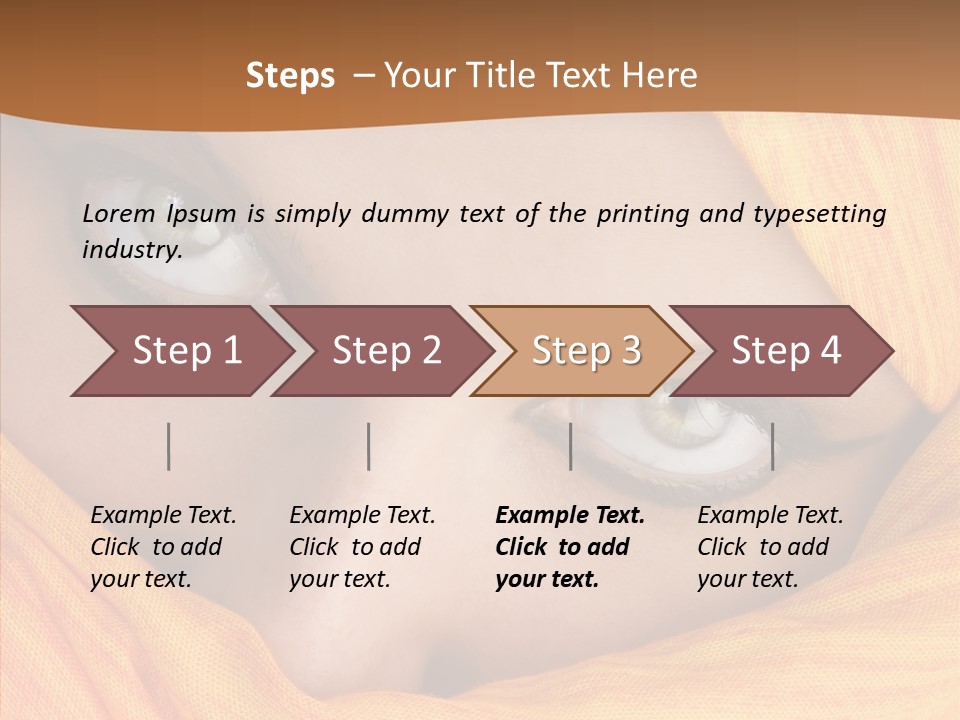 Beauty Seductive Islam PowerPoint Template
