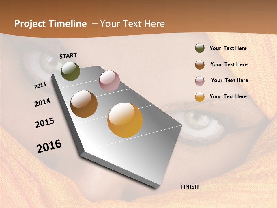 Beauty Seductive Islam PowerPoint Template
