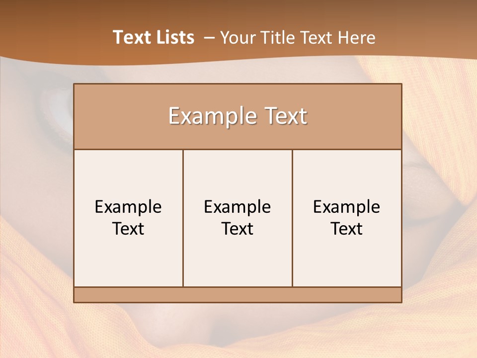 Beauty Seductive Islam PowerPoint Template
