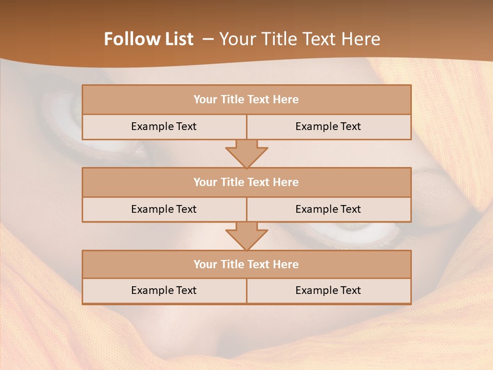 Beauty Seductive Islam PowerPoint Template