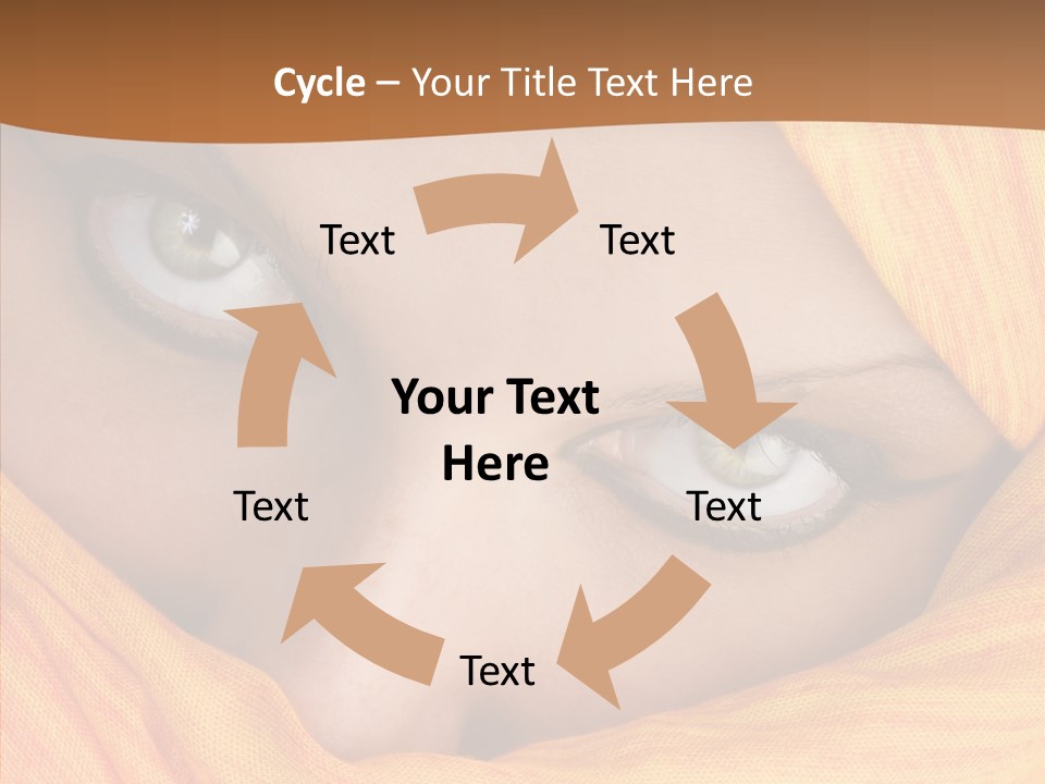 Beauty Seductive Islam PowerPoint Template