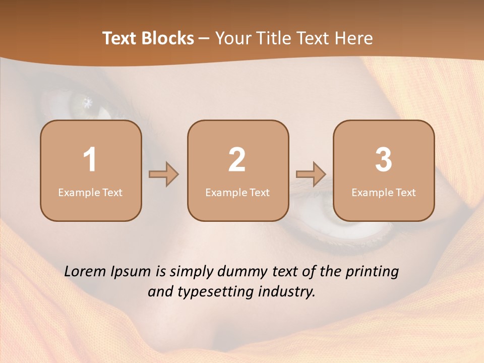 Beauty Seductive Islam PowerPoint Template