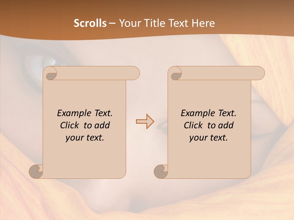 Beauty Seductive Islam PowerPoint Template