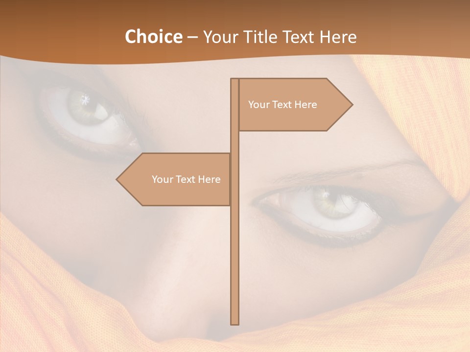 Beauty Seductive Islam PowerPoint Template