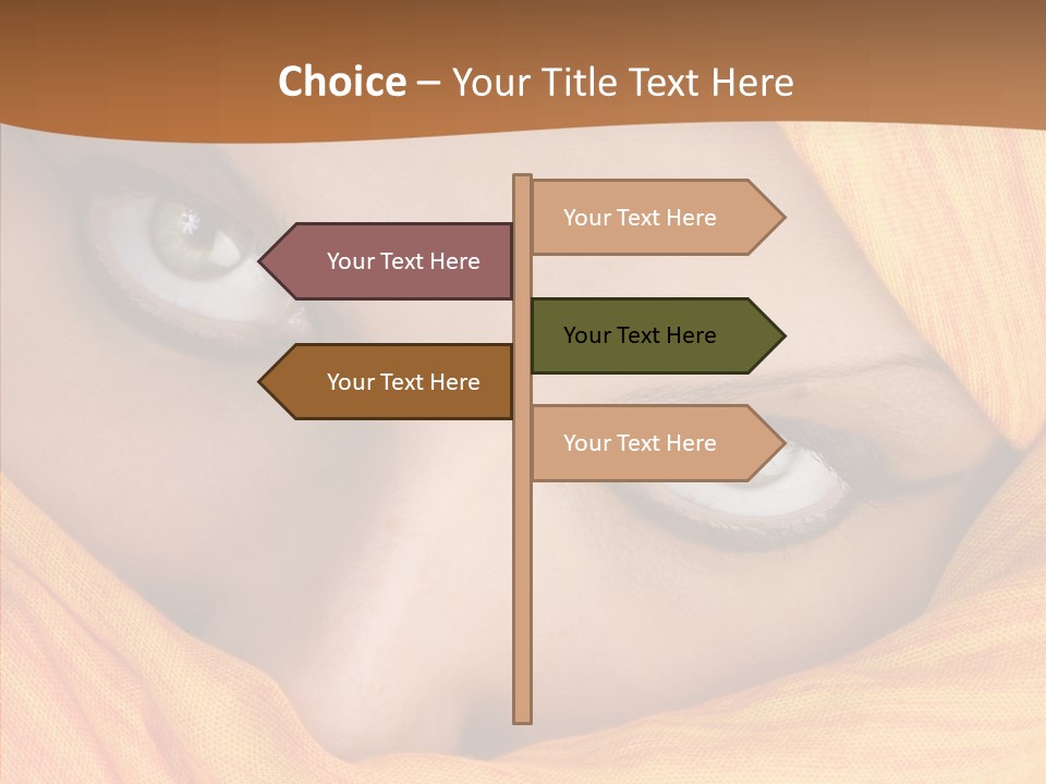 Beauty Seductive Islam PowerPoint Template