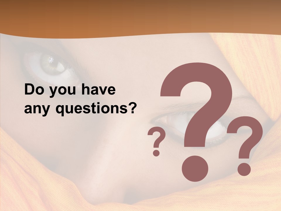 Beauty Seductive Islam PowerPoint Template