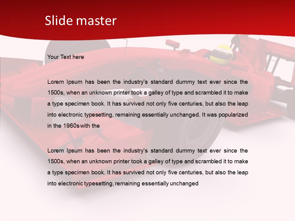 Motion Tire Auto PowerPoint Template