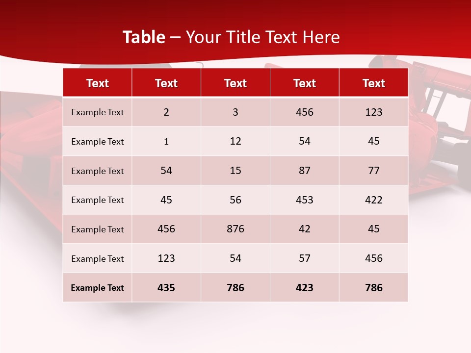 Motion Tire Auto PowerPoint Template