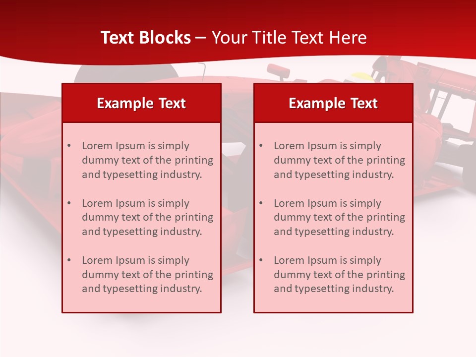 Motion Tire Auto PowerPoint Template