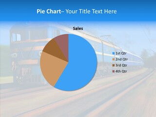 Electric Train Sky PowerPoint Template