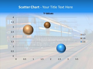 Electric Train Sky PowerPoint Template