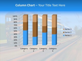 Electric Train Sky PowerPoint Template