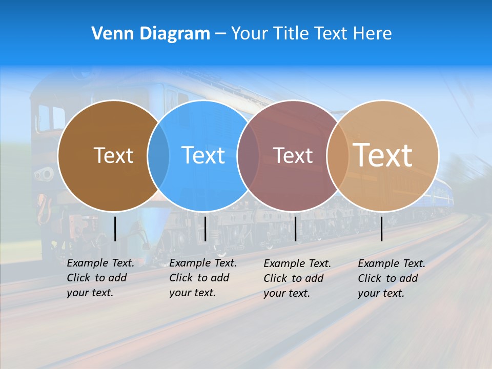Electric Train Sky PowerPoint Template