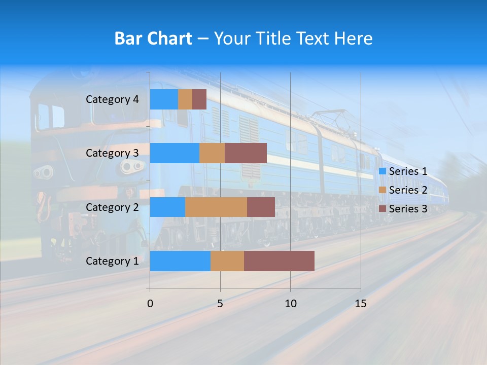 Electric Train Sky PowerPoint Template