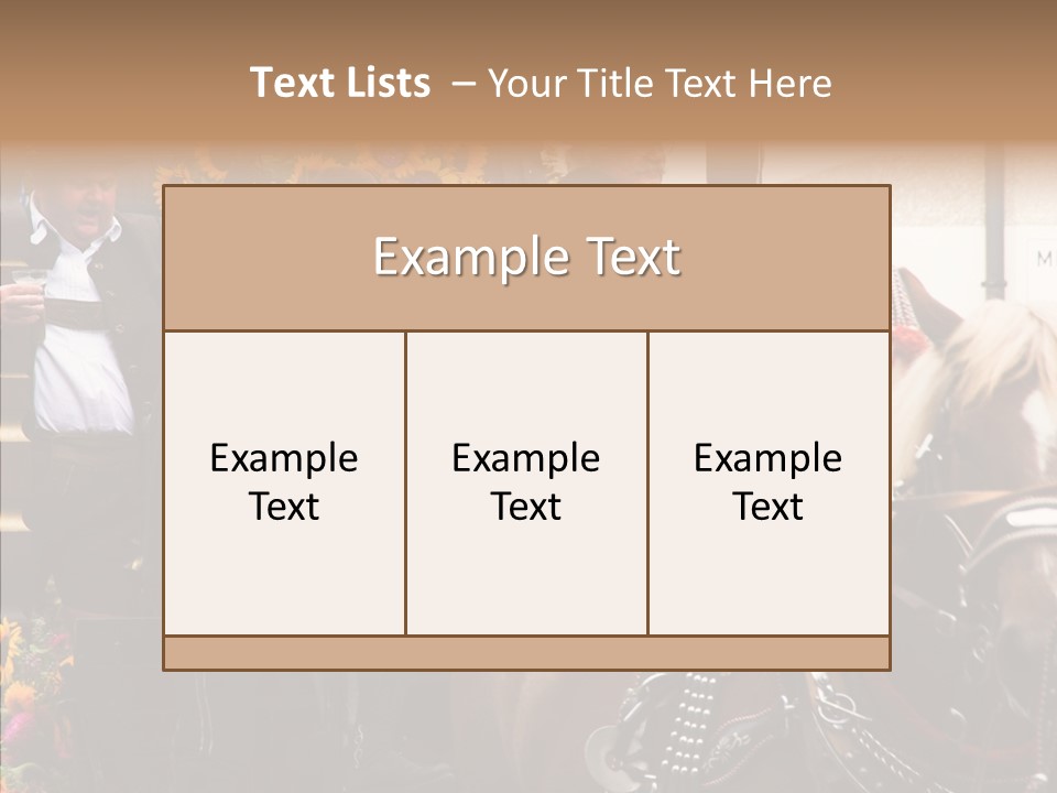 Wiener Bavarian Germany PowerPoint Template