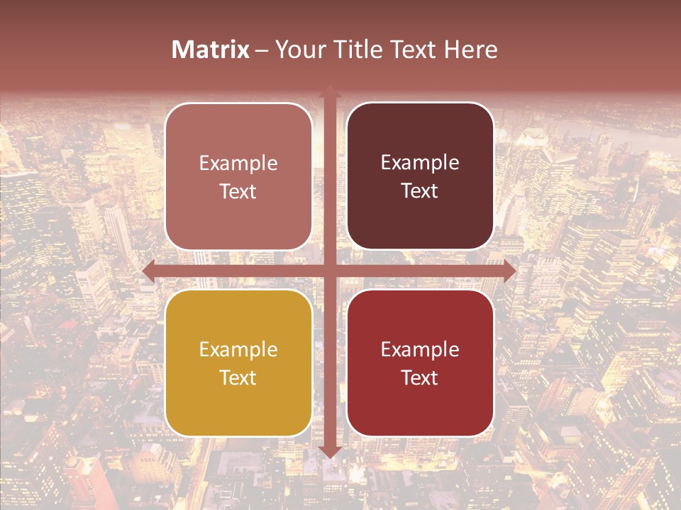 Built Avenue District PowerPoint Template