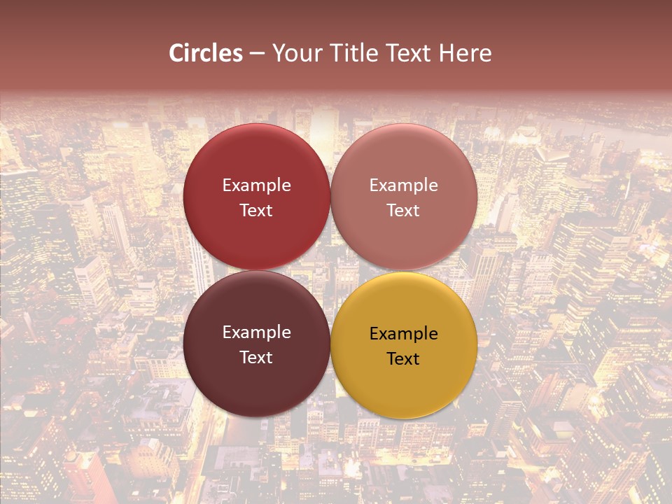 Built Avenue District PowerPoint Template