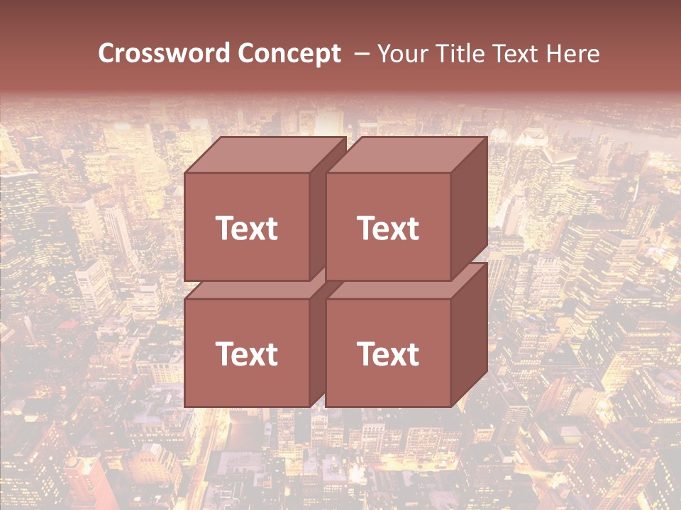 Built Avenue District PowerPoint Template