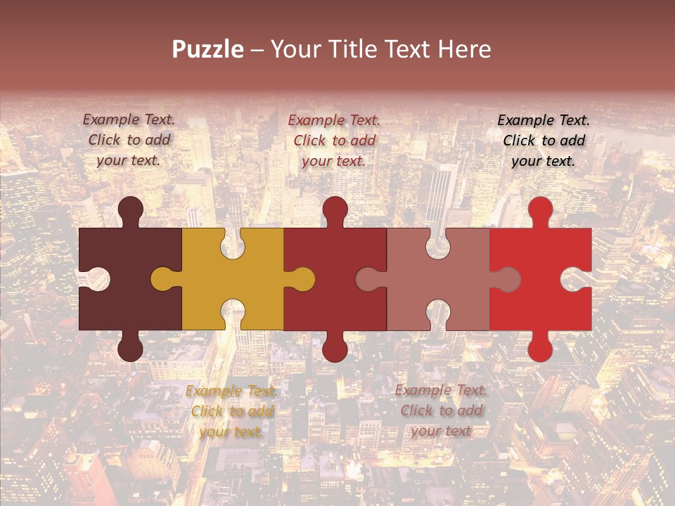 Built Avenue District PowerPoint Template