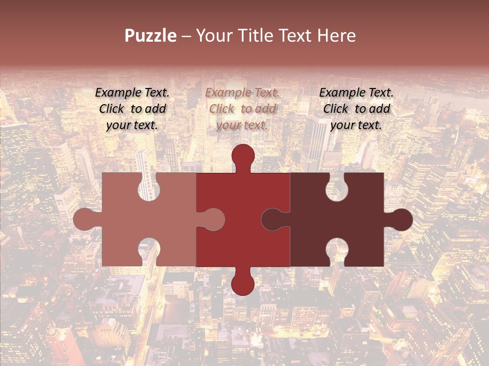 Built Avenue District PowerPoint Template