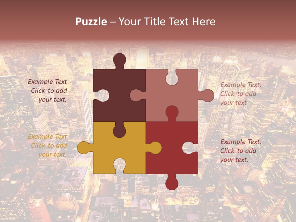 Built Avenue District PowerPoint Template