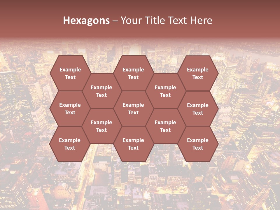 Built Avenue District PowerPoint Template