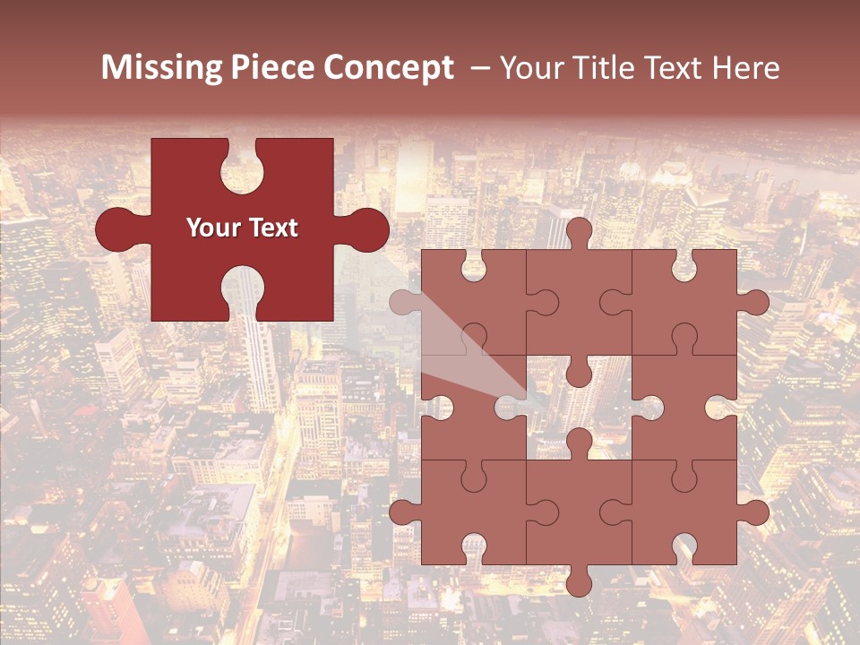 Built Avenue District PowerPoint Template