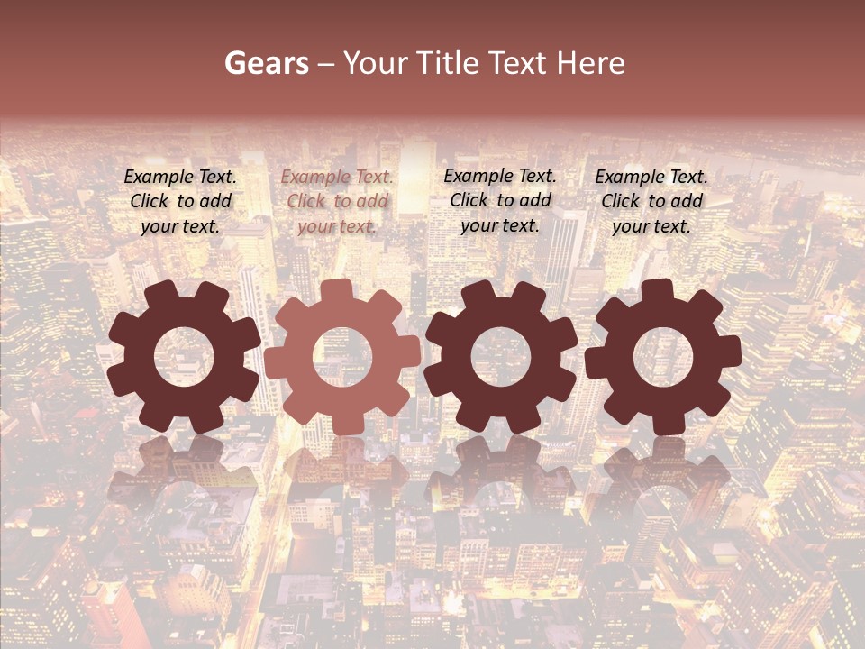 Built Avenue District PowerPoint Template