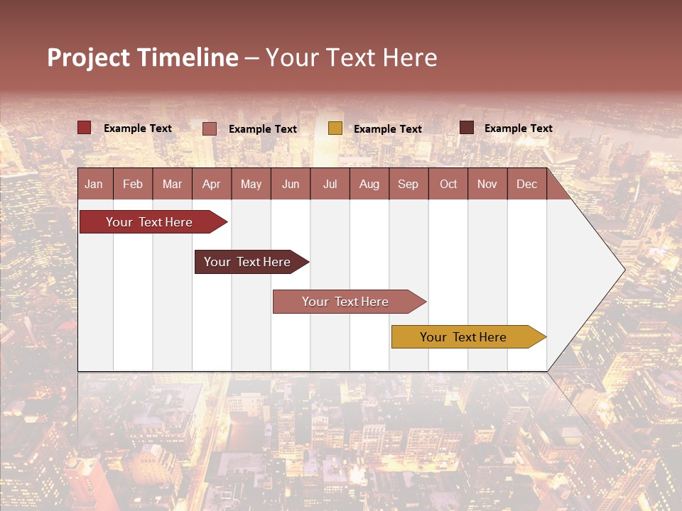 Built Avenue District PowerPoint Template
