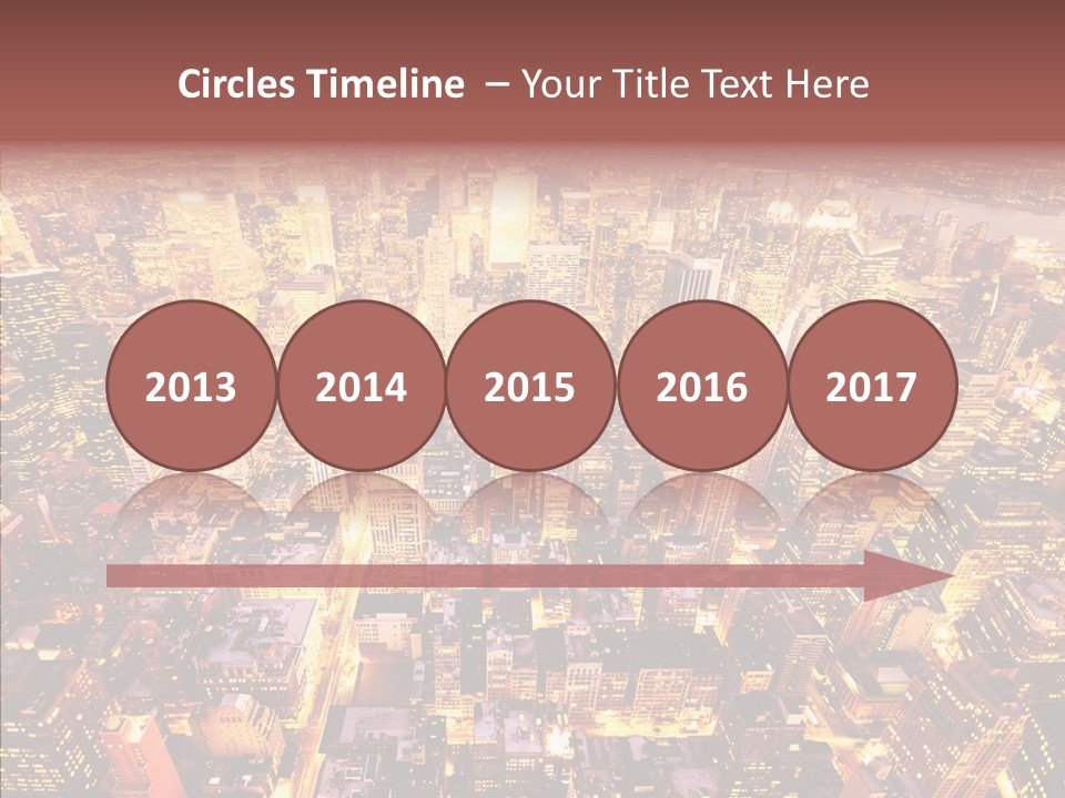 Built Avenue District PowerPoint Template