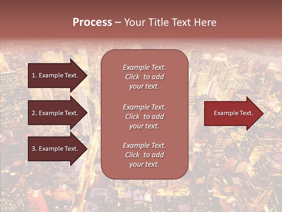 Built Avenue District PowerPoint Template