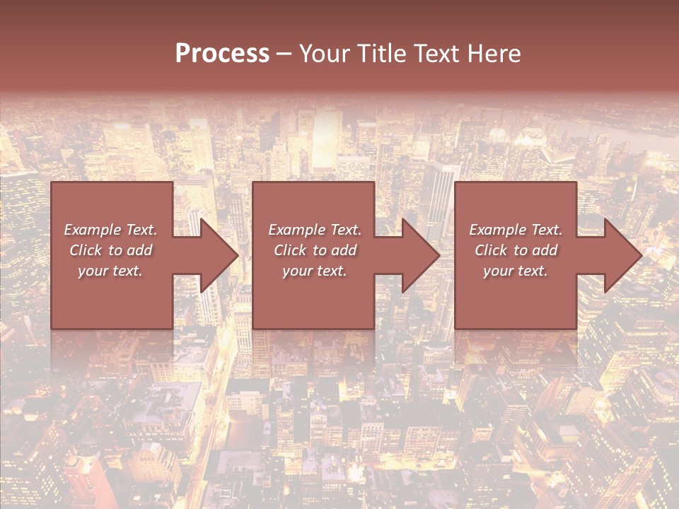 Built Avenue District PowerPoint Template